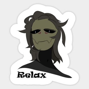 Relax Sticker